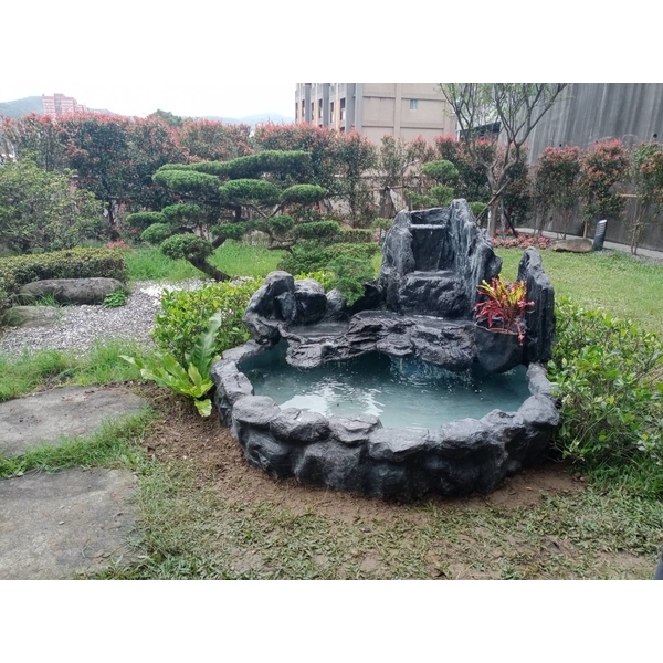 FRP假山水池-綠大山水造景景觀企業社