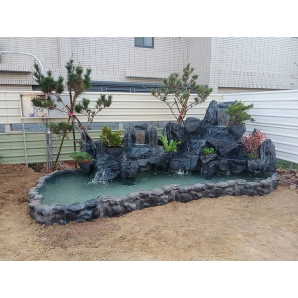 FRP假山水池-綠大山水造景景觀企業社