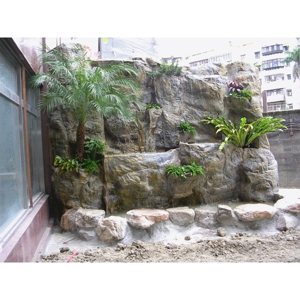 FRP假山水池-綠大山水造景景觀企業社