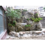 FRP假山水池
