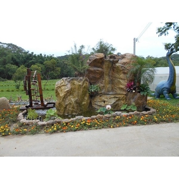 FRP假山水池-綠大山水造景景觀企業社