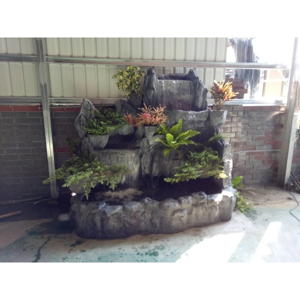 FRP假山水池-綠大山水造景景觀企業社