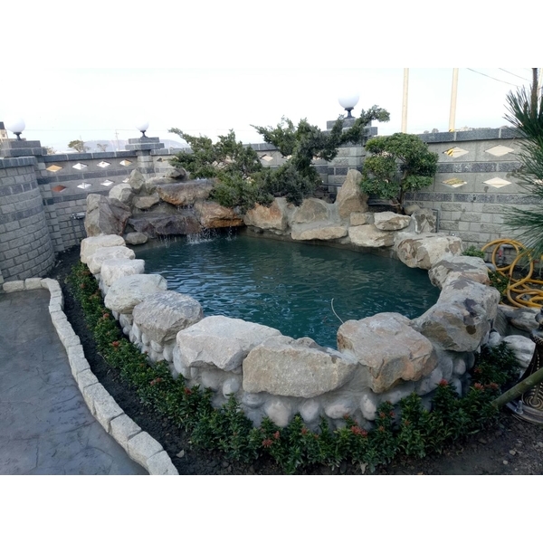 FRP假山水池-綠大山水造景景觀企業社