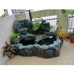 FRP假山水池