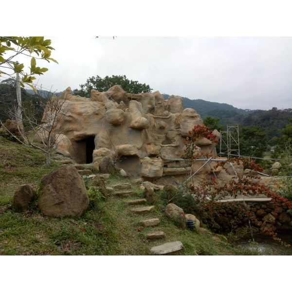 FRP假山水池-綠大山水造景景觀企業社
