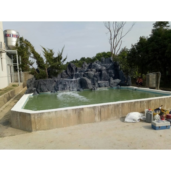 FRP假山水池-綠大山水造景景觀企業社