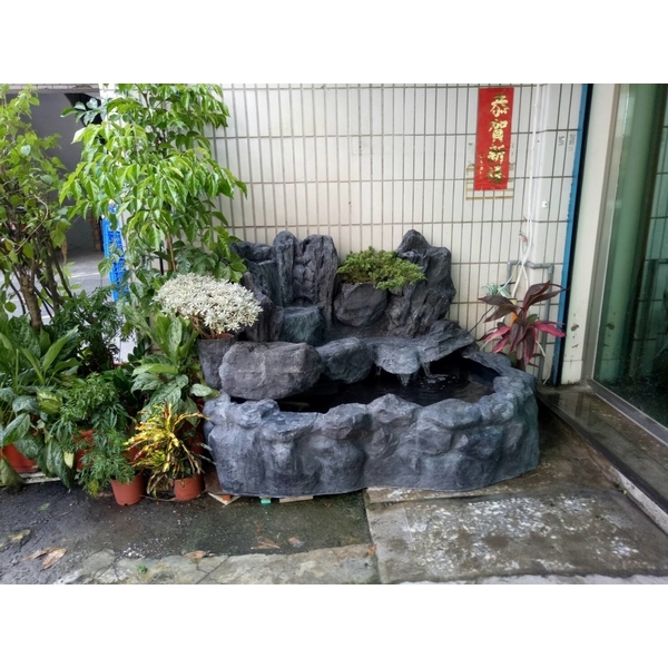 FRP假山水池-綠大山水造景景觀企業社
