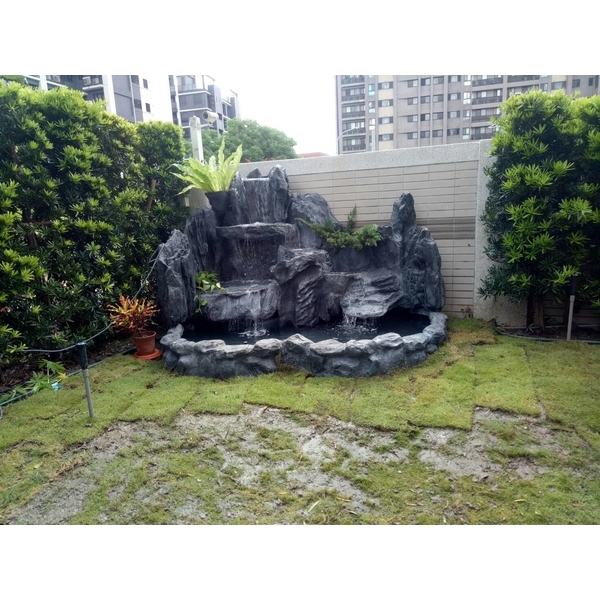 FRP假山水池-綠大山水造景景觀企業社