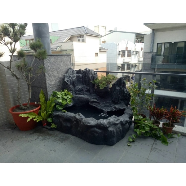 FRP假山水池-綠大山水造景景觀企業社