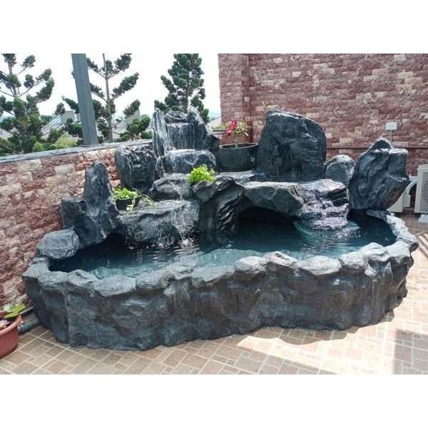 FRP假山水池-綠大山水造景景觀企業社