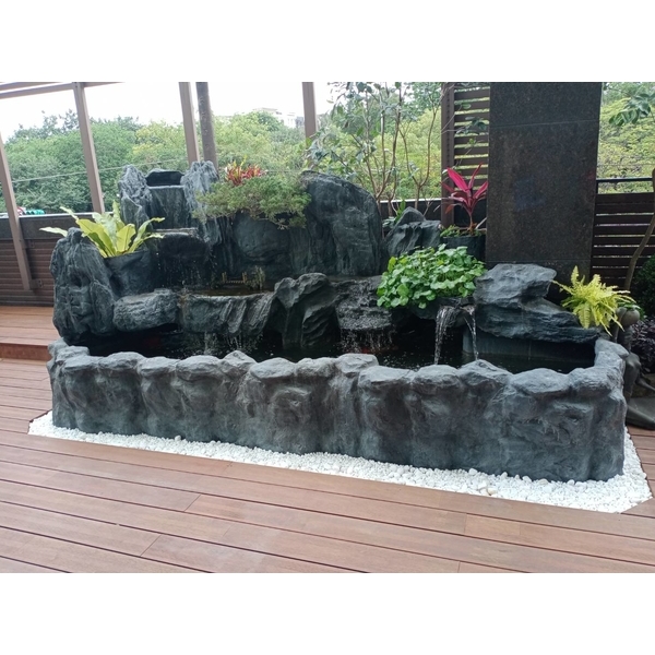 FRP假山水池-綠大山水造景景觀企業社