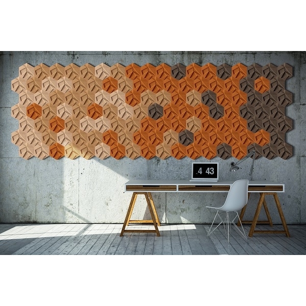 Hexagon有機軟木塊-Copper-應盛實業有限公司