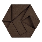 Hexagon有機軟木塊-Aubergine-應盛實業有限公司