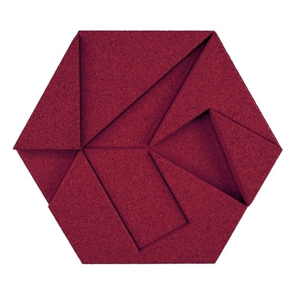 Hexagon有機軟木塊-Bordeaux
