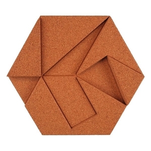 Hexagon有機軟木塊-Copper-應盛實業有限公司