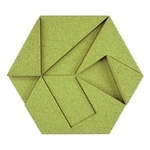 Hexagon有機軟木塊-Olive-應盛實業有限公司