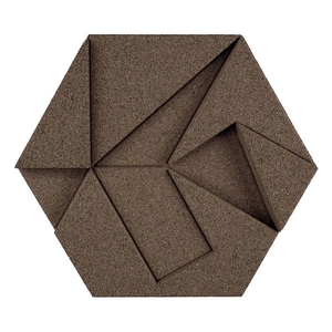 Hexagon有機軟木塊-Taupe-應盛實業有限公司