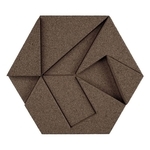 Hexagon有機軟木塊-Taupe-應盛實業有限公司