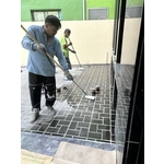乾式噴花地坪