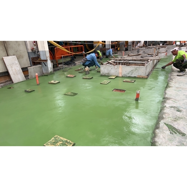 廠房綠色粉地坪-建信工程行