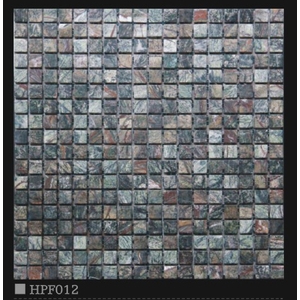 43-44 石材馬賽克-雨林綠 鵬12雨林?15x15?面-金篆有限公司