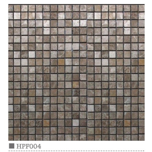 43-44 石材馬賽克-淺啡 淺金峰 鵬04?啡15x15光面-金篆有限公司