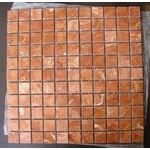 DSC01007 石材馬賽克-珊瑚紅2.5x2.5x0.7OYss-金篆有限公司