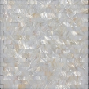 RiYe貝殼馬賽克 C-F04（15X25）淡水?自然白工字型网上密拼15x25(300x300)-金篆有限公司