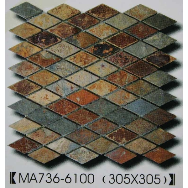 MA736-6100(大) 板岩石材馬賽克ss