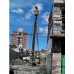 地下室擋土~航架式預壘排樁工程