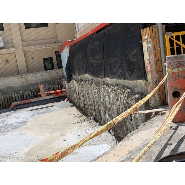 地質改良砂漿樁、微型樁開挖後-基讚工程有限公司