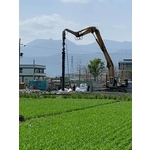 透天農舍柱位基礎水泥砂漿樁