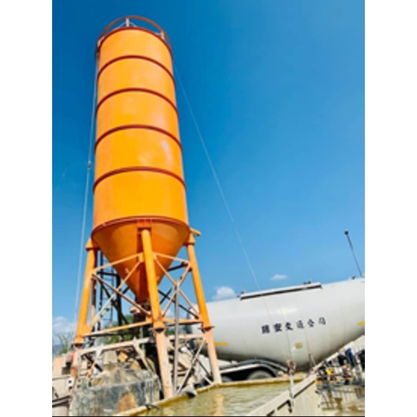 散裝水泥自動拌合桶75ton-基讚工程有限公司