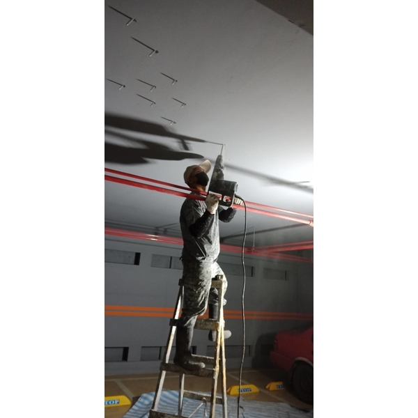 台北大方社區地下停車場-樓板抓漏整修-帝華實業股份有限公司