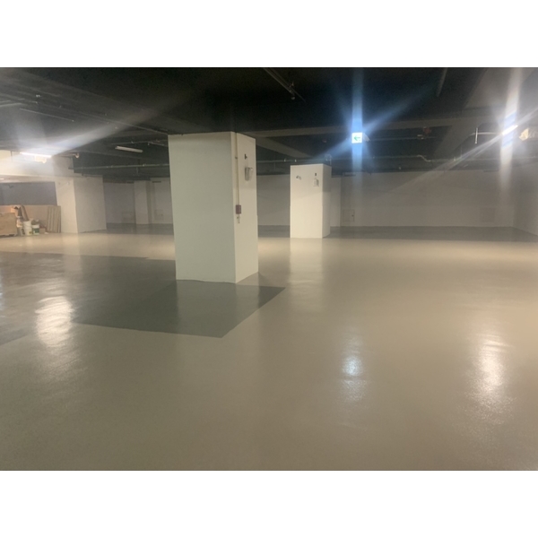 延吉勤耕建案-停車場.彩色硬化地坪-帝華實業股份有限公司