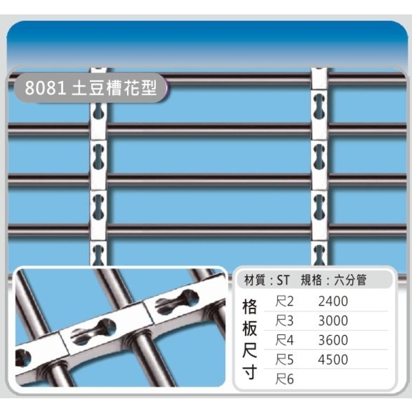 8081 土豆槽花型