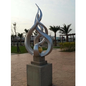 自由曲面(非幾何圖型)金屬造型物設計製作承攬-典雅雕塑工程有限公司