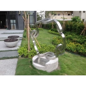 自由曲面(非幾何圖型)金屬造型物設計製作承攬-典雅雕塑工程有限公司