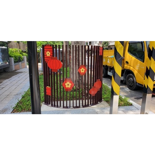 欄杆及格柵-頭份市公所(中山路側)人行道改善工程