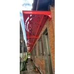 造型屋簷架-外埔區六分社區農藝傳坊大地餐桌環境改善工程 - 典雅雕塑工程有限公司