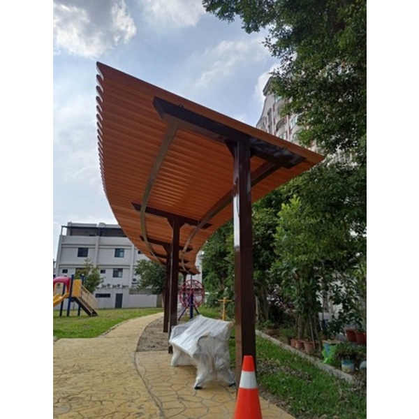 涼亭及棚架-斗六市文德街公園環境整建工程-典雅雕塑工程有限公司