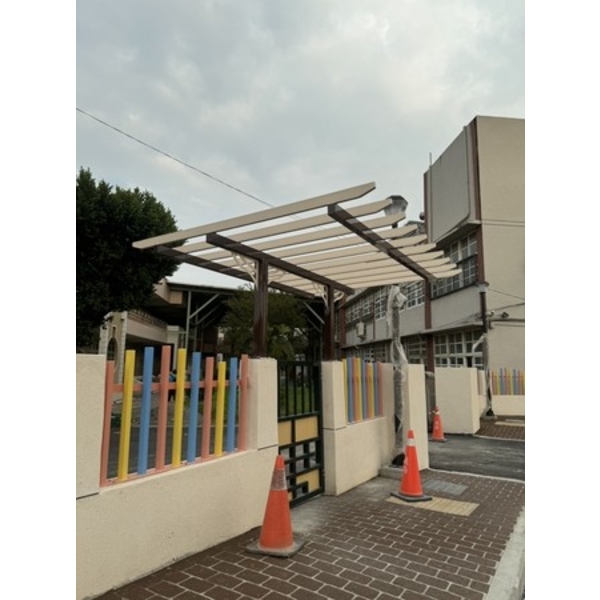 涼亭及棚架－田尾鄉陸豐、仁豐、南鎮國小等周邊暨行車安全道路改善工程-典雅雕塑工程有限公司