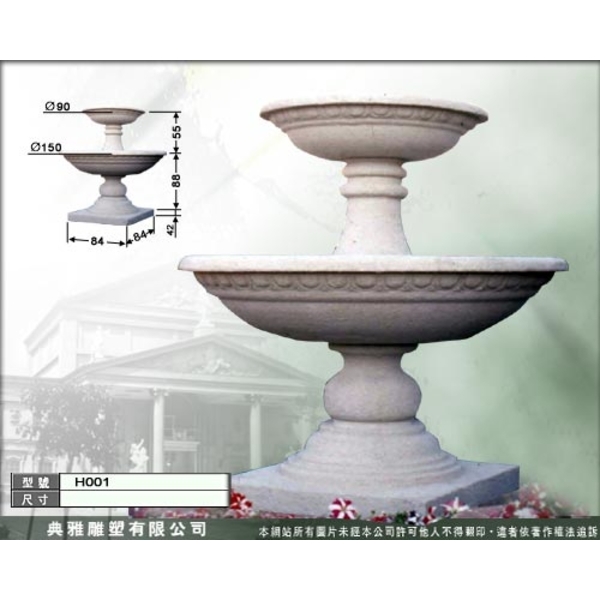 雕塑品水景、水盤-典雅雕塑工程有限公司