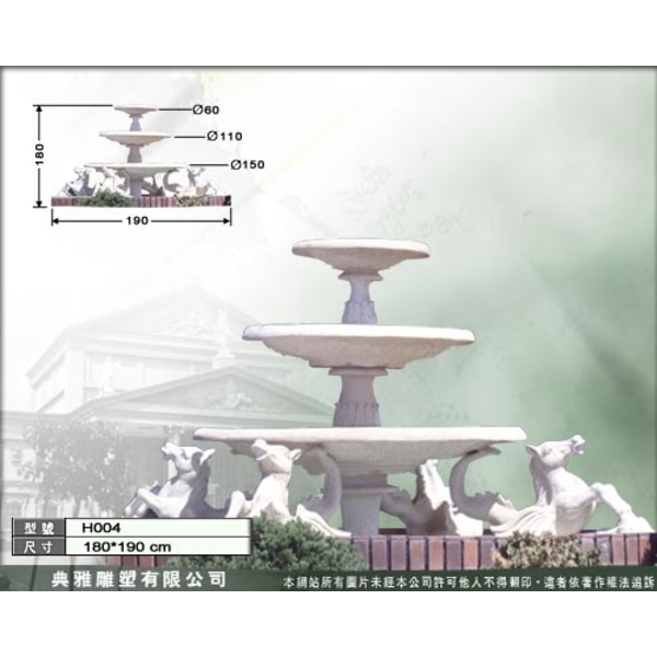 雕塑品水景、水盤-典雅雕塑工程有限公司