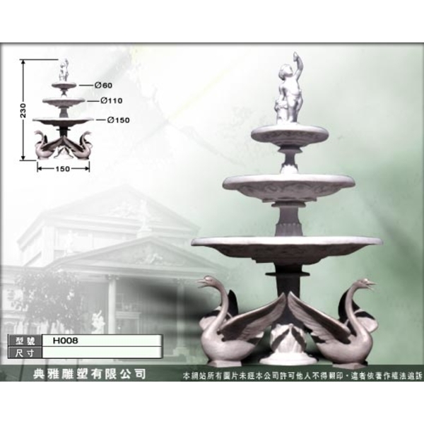 雕塑品水景、水盤-典雅雕塑工程有限公司
