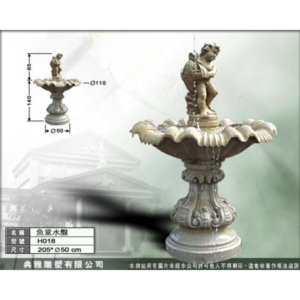 雕塑品水景、水盤-典雅雕塑工程有限公司