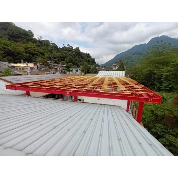 屋頂鋁合金仿竹管-典雅雕塑工程有限公司