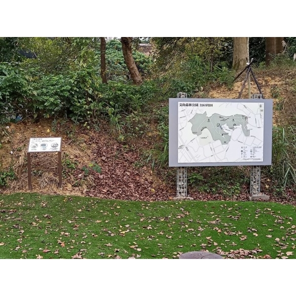 導覽牌-文心森林公園新建工程