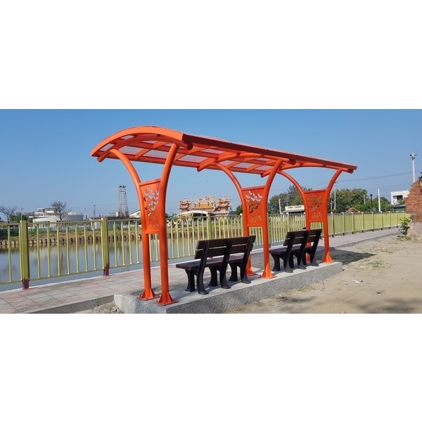 口湖鄉過港村北天宮候車亭