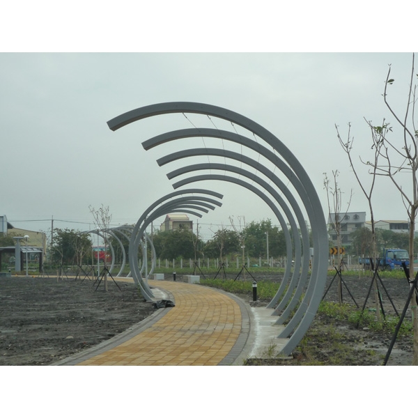 涼亭及棚架-員林重劃區迴廊 涼亭及棚架-員林重劃區迴廊